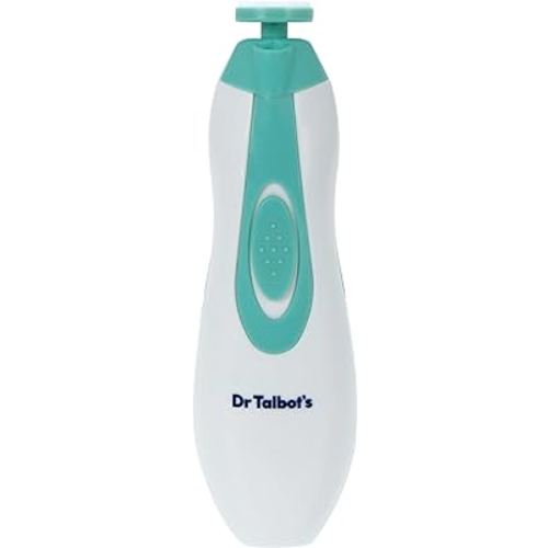 Dr. Talbot's Electric Nail Trimmer for Babies - Baby Nail File with LED Light and Storage Case - 3+ Months