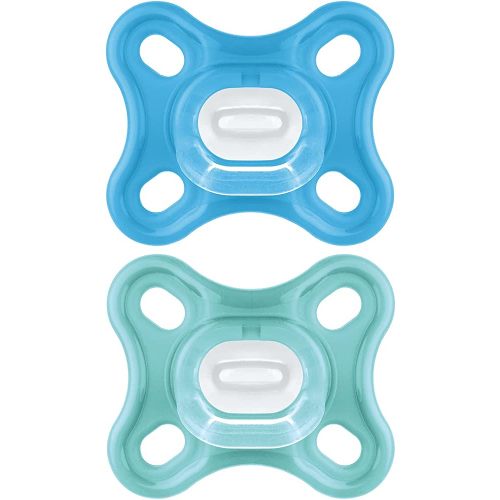 Amazon.com : MAM Comfort Baby Pacifier, 100% Lightweight Silicone, Sterilizer Case, 0-3 Months (Pack of 2) : Baby