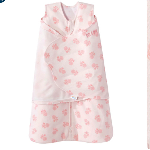 Rose Toss Blush Cotton Swaddle - Newborn | HALO