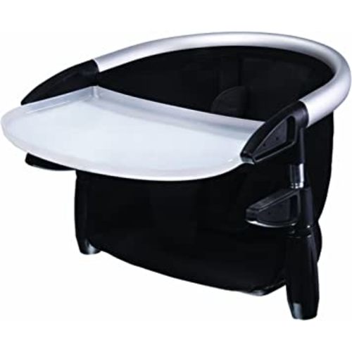 phil&teds Lobster Clip-On Highchair, Black – Award Winning Portable High Chair – Includes Carry Bag and Dishwasher Safe Tray – Hygienic and Easy Clean – Safe and Secure – Ideal For Home and Travel