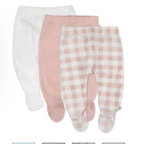 3-Pack Organic Cotton Footed Pants | Honest Baby Clothing
