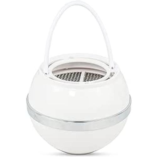 Crystal Quest White Bath Ball Water Filter – Reduces Contaminants for Softer, Smoother Skin - BPA Free