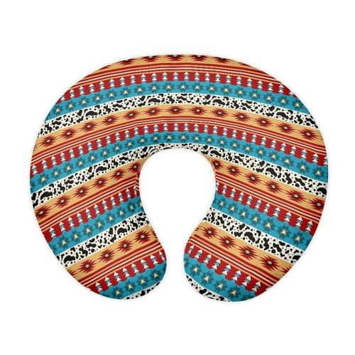 Aztec Stripe Nursing Pillow Cover for Infant Boy Girl, Cow Print Neutral Breastfeeding Pillow Cover, Stretch Soft Nursery Bottle Breast Feeding Pillowcase