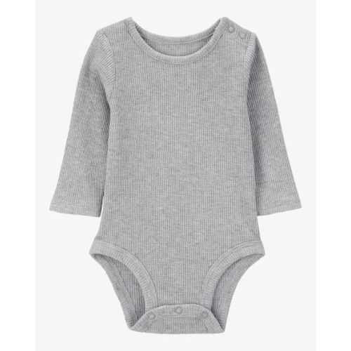 Baby Waffle Knit Long-Sleeve Bodysuit - Carter's | Carter's
