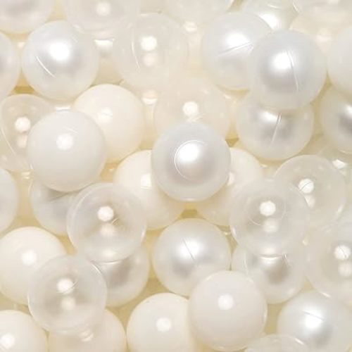 Realhaha Ball Pit Balls 50 100 200 500 Play Balls Plastic Balls for Baby Girls Toddlers Kids Play Tent Pool Playhouse Playpen Party Decoration