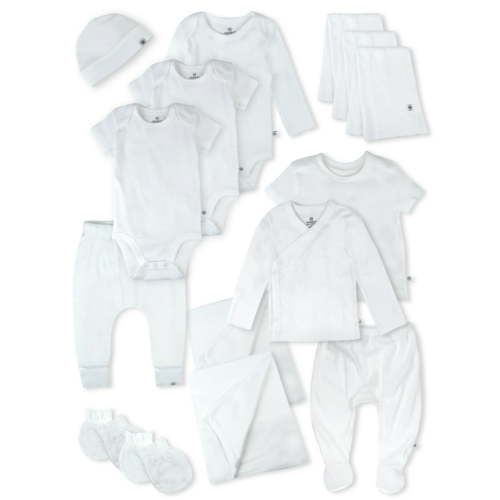 Free Shipping! Honest Baby Clothing Baby Boy or Girl Gender Neutral Organic Cotton Welcome Home Gift Set, 15 Piece (Newborn-6 Months)