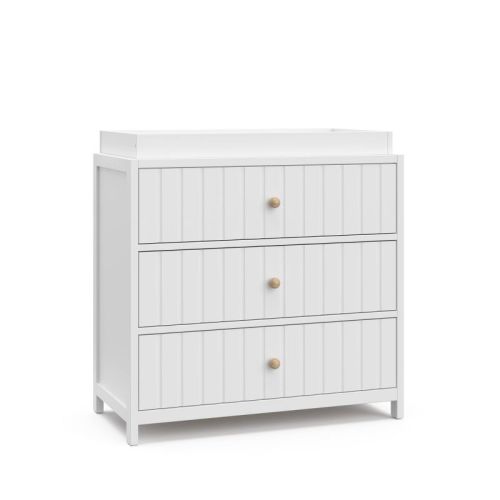 Graco Teddi 3-Drawer Dresser with Removable Topper - Black