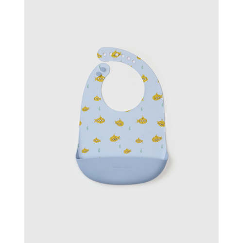 Silicone Bib Printed - Ocean Explorer