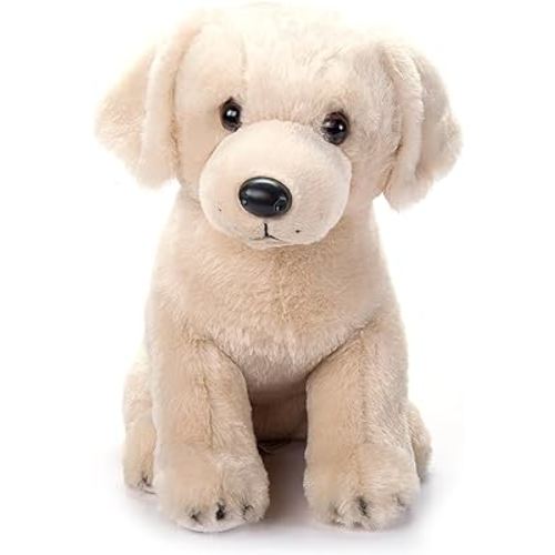 The Petting Zoo Yellow Lab Dog Stuffed Animal Plushie, Gifts for Kids, Lab Dog Plush Toy 12 inches