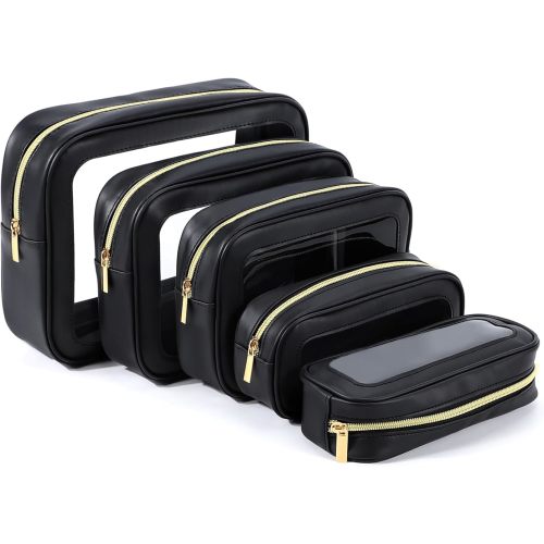 5PCS Diaper Bag Organizer Pouch Set | Black