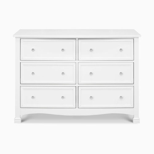 daVinci Kalani 6-Drawer Double Wide Dresser - White