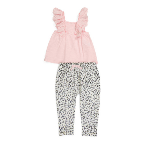 Infant Girls Sleeveless Ruffle Top And Pants Set | Kids & Baby | T.J.Maxx
