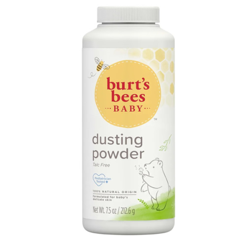 Burt's Bees Baby Dusting Powder, Talc Free and Hypoallergenic for Safe and Gentle Comfort, 100% Natural Origin, Pediatrician Tested, 7.5 Oz