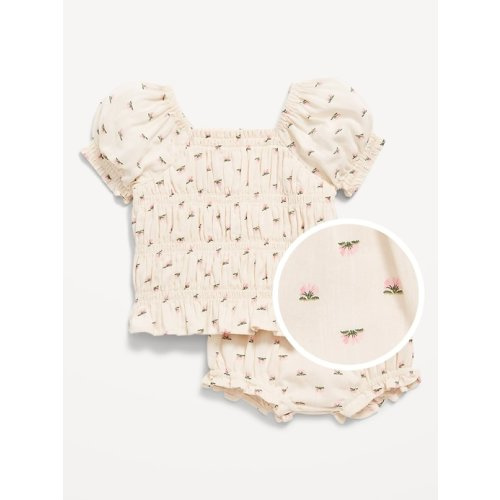 Smocked Top & Bloomer Shorts Set for Baby