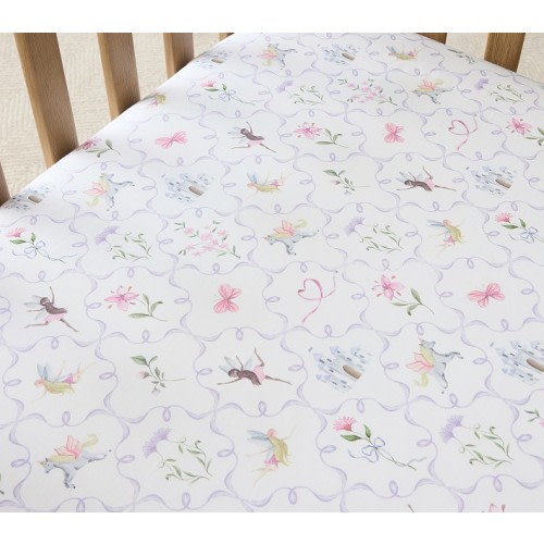 Mystical Fairy Organic Crib Fitted Sheet