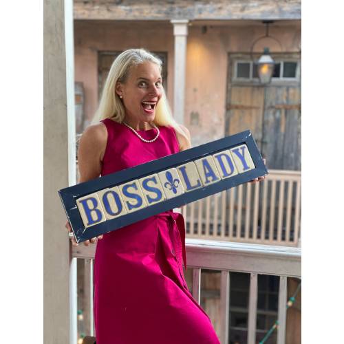 Custom build your own sign with our handmade replicas of New Orleans street tiles. Custom Signs! Personalize!