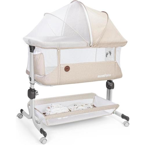Momfann Baby Bassinet Bedside Sleeper, Upgraded Stability Bedside - TikTok Shop