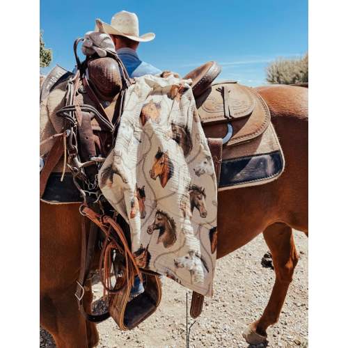 The Little Roper Horse Bamboo Swaddle