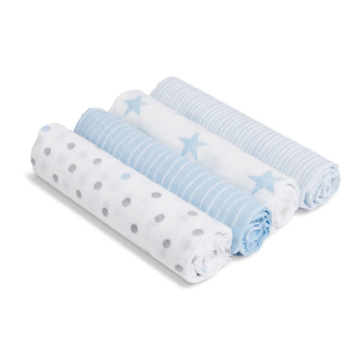 Dapper Muslin Swaddle 4pk | aden + anais