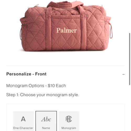 Large Original Duffel Bag - Withered Rose