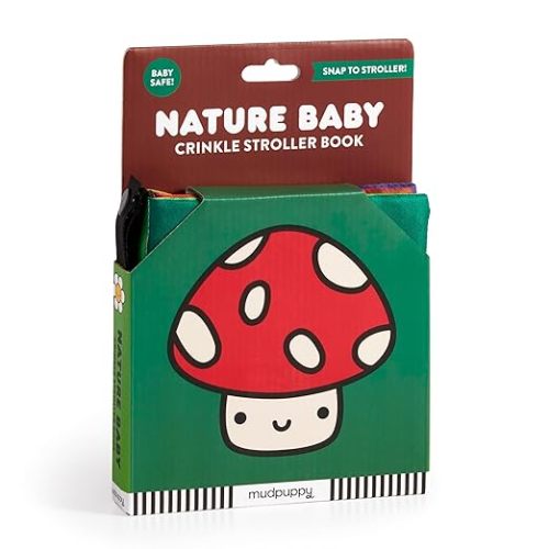 Nature Baby – Wildlife Early Development Crinkle Fabric Stroller Book for Toddlers and Babies