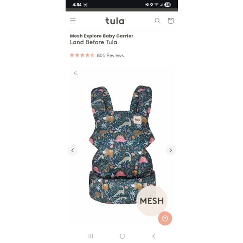Land Before Tula Explore Mesh Baby Carrier | Baby Tula US
