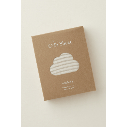 Driftwood Stripe Crib Sheet