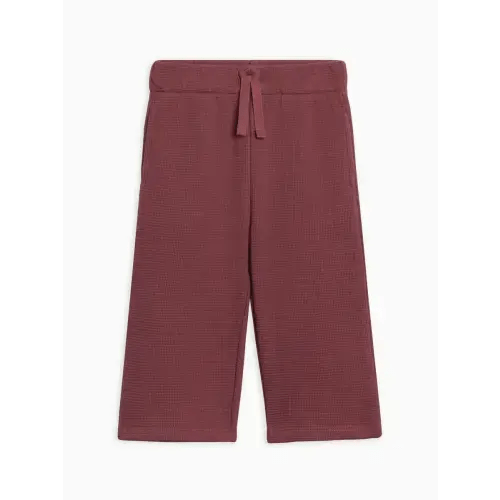 Clove Waffle Knit Straight Leg Pants