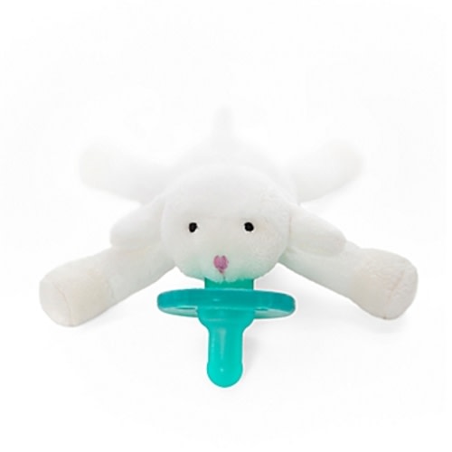 WubbaNub™ Size 0-6M Lil' Lamb Infant Pacifier in White