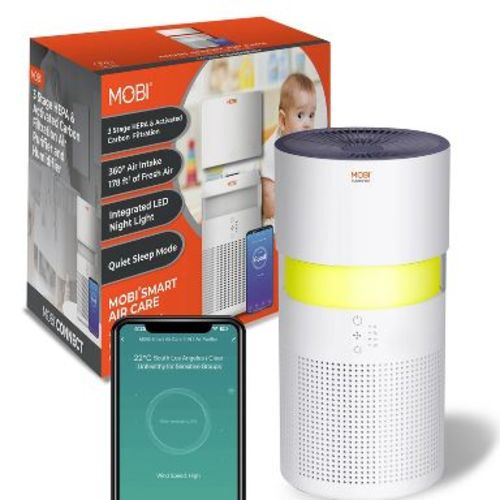 MOBI Smart 4-in-1 Air Purifier, Humidifier, Aroma Tray and Night Light for Home Wellness