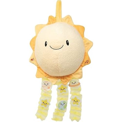 Cuddle Barn - Sunny | Animated Musical Stuffed Animal Plush Toy for Babies with Night Light Glow, Volume Control, 12 inches