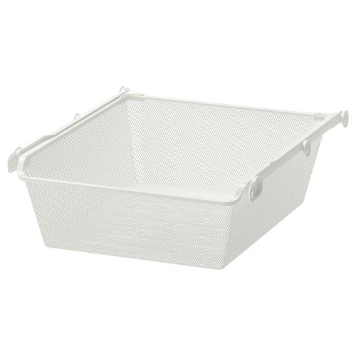 KOMPLEMENT Mesh basket with pull-out rail - white 19 5/8x22 7/8 "