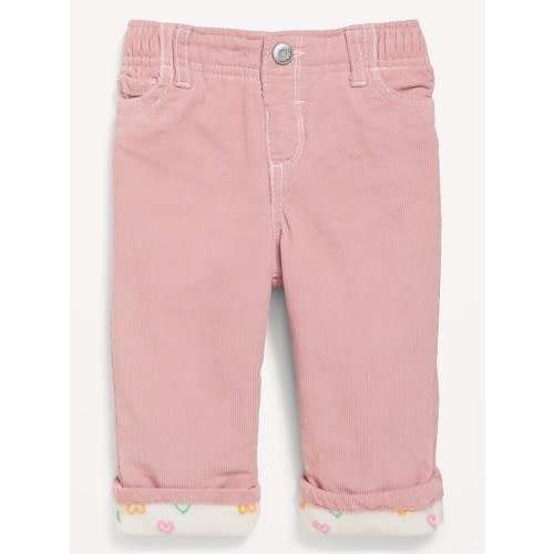 Loose Cozy-Lined Corduroy Pants for Baby