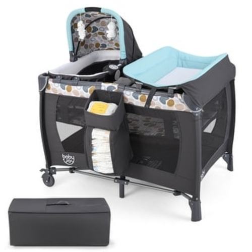Babyjoy 4 in 1 Convertible Portable Baby Playard - See Details
