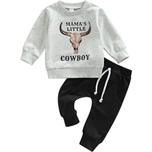 Lily.Pie Newborn Baby Boys Funny Bodysuits with Leggings Caps 3pcs Outfit Clothes