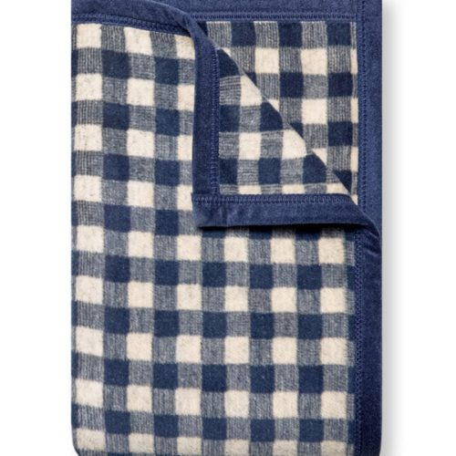 Gingham Navy Midi Blanket