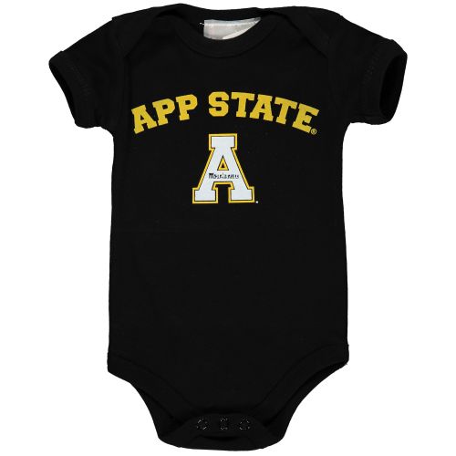 Appalachian State Mountaineers Infant Arch Logo Bodysuit - Black
