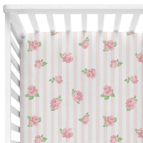 Rosy & Cozy Crib Sheet