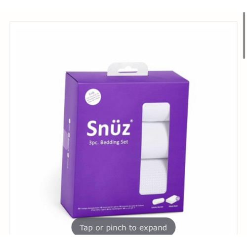 SnuzPod 3pc. Bedding Set - White| Sleep with ease when you shop with SugarBabies Boutique!