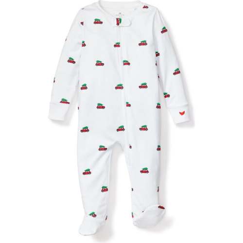 100% Pima Cotton Romper, Holiday Journey - Petite Plume | Maisonette