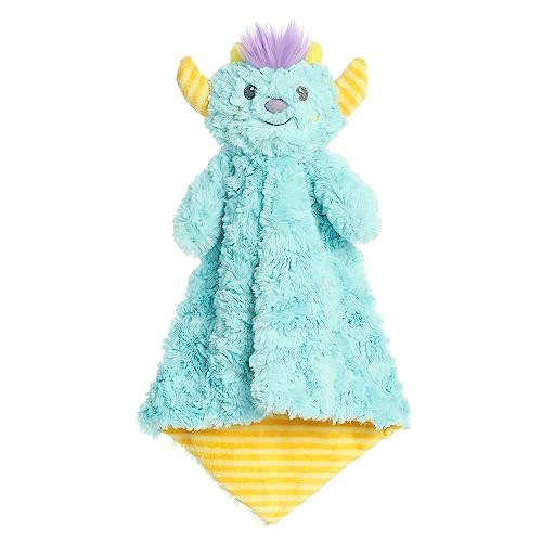 Ebba™ Playful Monster Kazu Luvster™ Baby Stuffed Animal - Soft & Cuddly Toy - Security and Sleep Aid - Blue 16 Inches