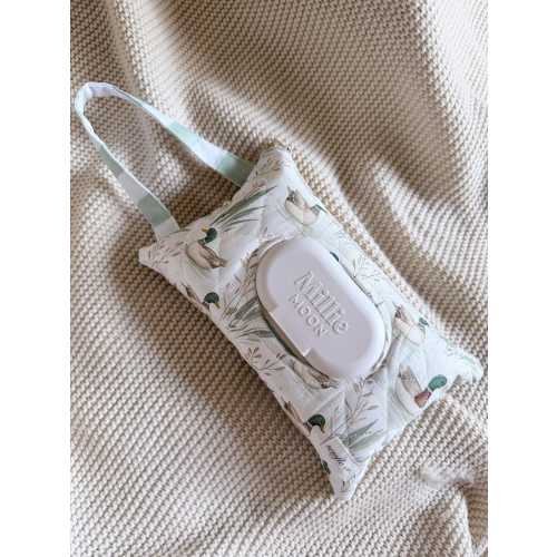 Baby Diaper Bag | Baby Wipe Bag | Quilted Wipe Pouch