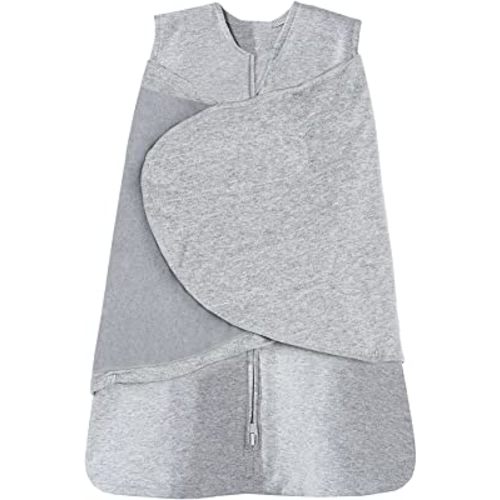 Ftikvo Swaddle-Blanket Baby Girl & Boy Swaddles Newborn Infant Transition Safe Wrap Blankets 100% Cotton Breathable (Grey, Small, 0-3 Month)
