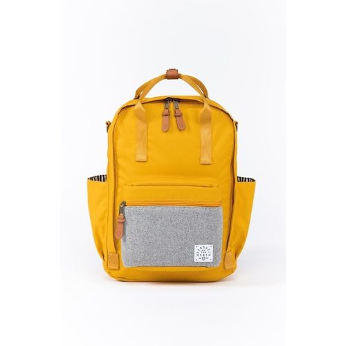 Elkin Family Backpack in yellow, size: One Size