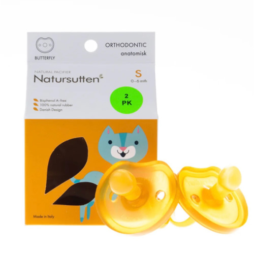 Natursutten Orthodontic Butterfly Shield Pacifier – Blooming Baby