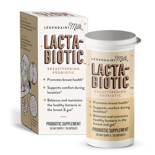Legendairy Milk Lacta-Biotic Breastfeeding Probiotic | Lactation Supplements | Breast and Gut Health for Mom and Infant Immune Health for Baby | Daily Supplement for Healthy Lactation | 30 Count: TrueGether.com