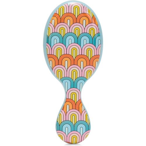 Wet Brush Mini Detangler Hair Brush, Rainbow (Sun Days), Detangling Travel Hairbrush, Ultra-Soft IntelliFlex Bristles Glide Through Tangles with Ease, Pain-Free, All Hair Types