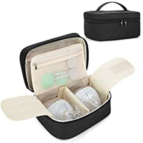 Amazon.com : BAFASO Wearable Breast Pump Bag Compatible with Willow and Elvie Breast Pump, Case for Wearable Breast Pump and Extra Parts (Patent Pending), Black : Baby