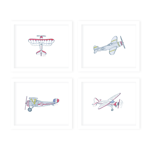 Fly In Art Print Set