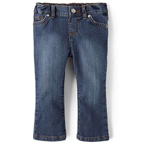 The Children's Place Baby Toddler Girls Basic Bootcut Jeans